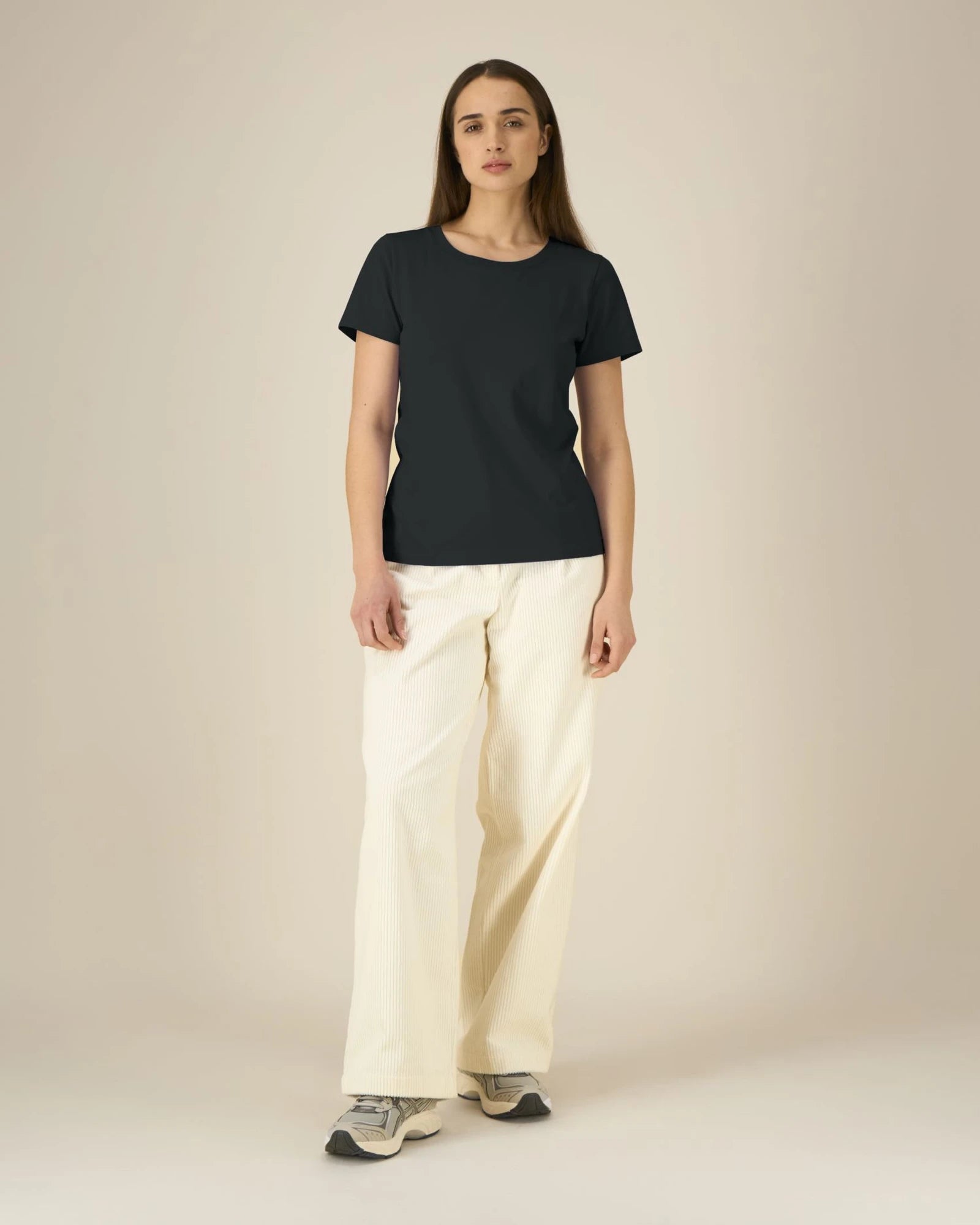 T-shirt dames Stanley/Stella Expresser om te personaliseren - Zwart